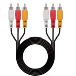 Cable AV nuevo 3 rca de 3 metros