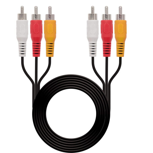 Cable AV nuevo 3 rca de 3 metros