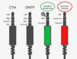 Cable auxiliar estéreo TRRS 2.5mm a 3.5mm
