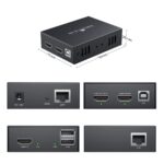 KVM HDMI teclado video y mouse + extensor