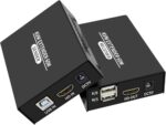 KVM HDMI teclado video y mouse + extensor