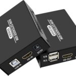 KVM HDMI teclado video y mouse + extensor