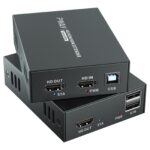 KVM HDMI teclado video y mouse + extensor