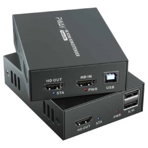 KVM HDMI teclado video y mouse + extensor