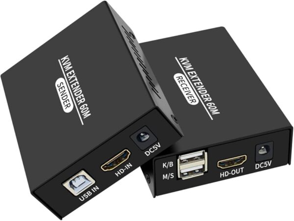 KVM HDMI teclado video y mouse + extensor