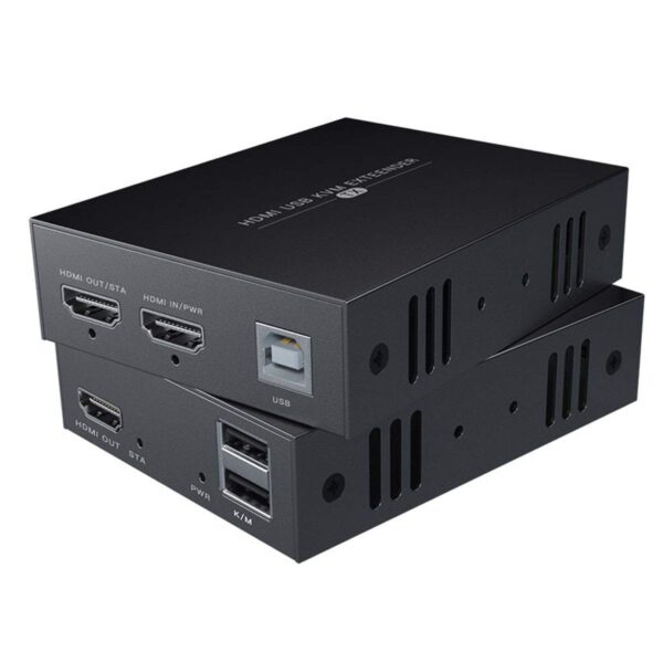 KVM HDMI teclado video y mouse + extensor