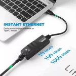 Conversor USB-C a RJ45
