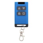 Control remoto RF433 4 Botones Azul con gris
