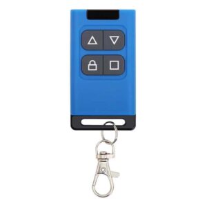 Control remoto RF433 4 Botones Azul con gris