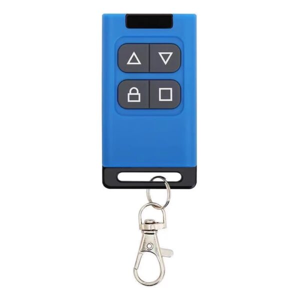 Control remoto RF433 4 Botones Azul con gris