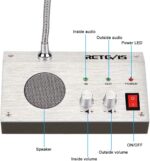 Intercomunicador Retevis RT-9908 (usado) son microfono, Altavoz de intercomunicador de ventana - Imagen 3