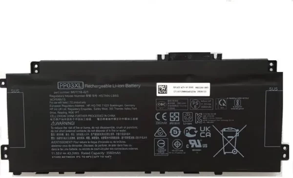Bateria HP PV03XL PP03XL