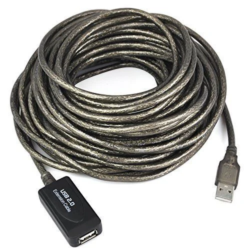 Extensor USB 2.0 10m con potenciador sin fuente 100% Cobre