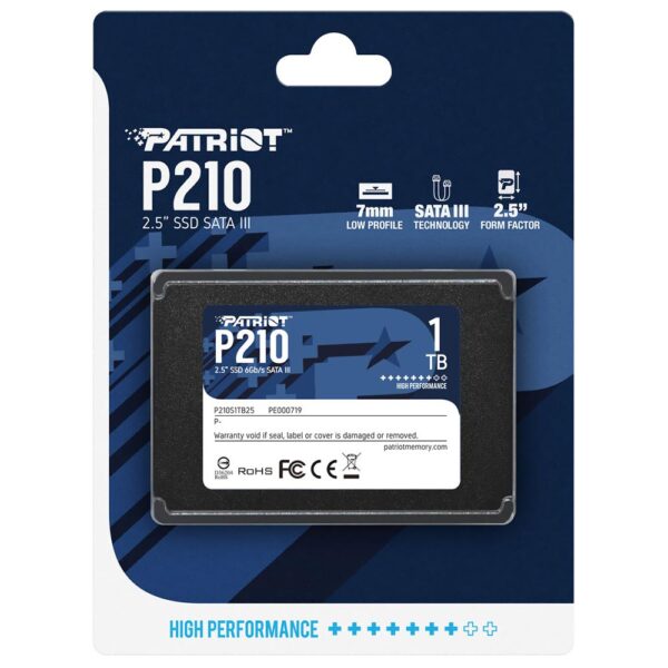 SSD 1TB 2.5" SATA III 6GB/S P210 3PH00083