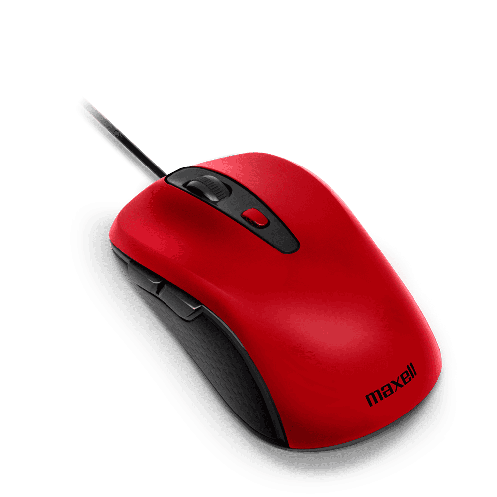 Mouse USB Óptico Rojo Maxell MOWR-101