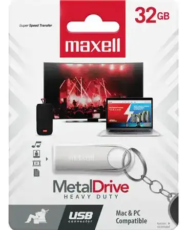 Pendrive Maxell USBM-32 32Gb Metal Drive