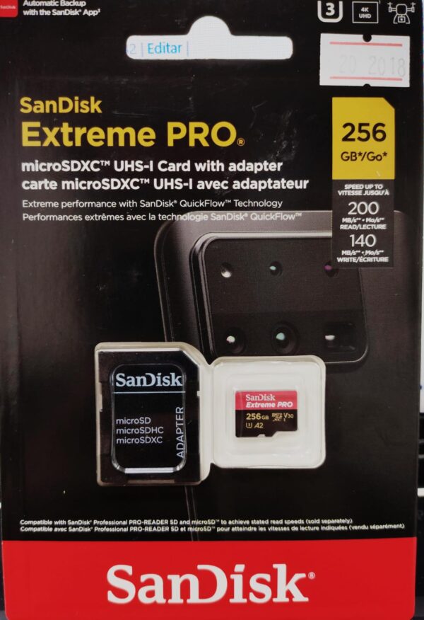 Memoria Micro SD 256GB