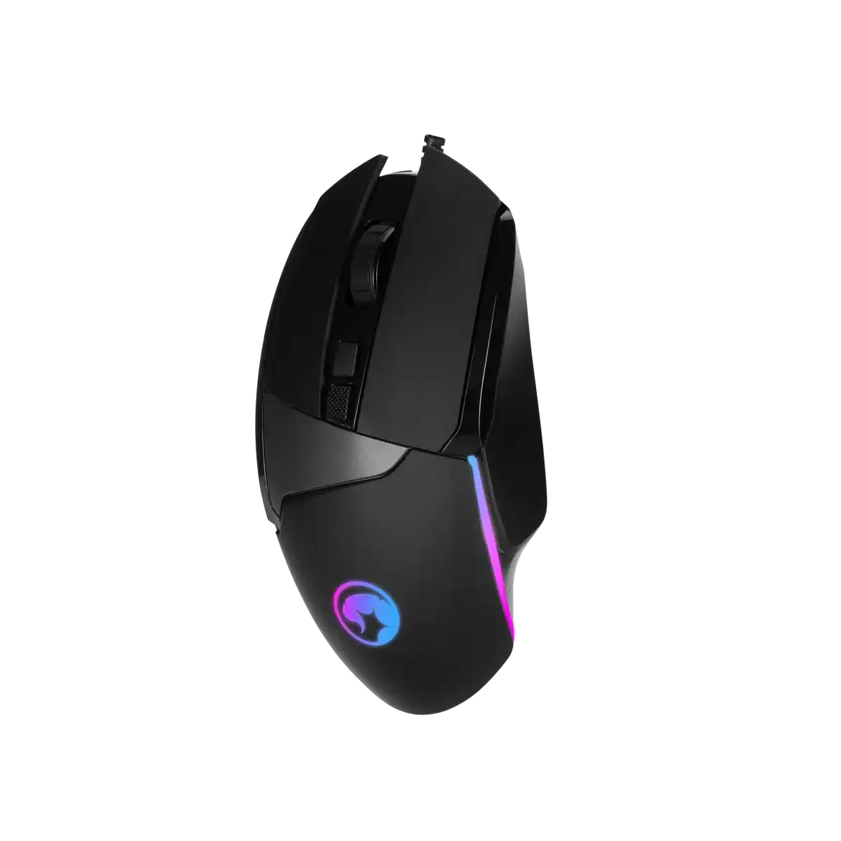 MOUSE-GAMING-MARVO-N-M411-3-scaled Mouse Gamer Rgb Marvo M411 12800DPI Negro - Imagen 2