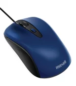 MOUSE USB OPTICO AZUL 3600DPI MOWR-101