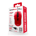Mouse USB Óptico Rojo Maxell MOWR-101 - Imagen 2
