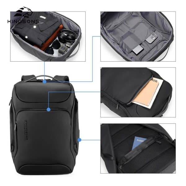 MOCHILA 15.6" A-K10164W-5 NEGRO - Imagen 2