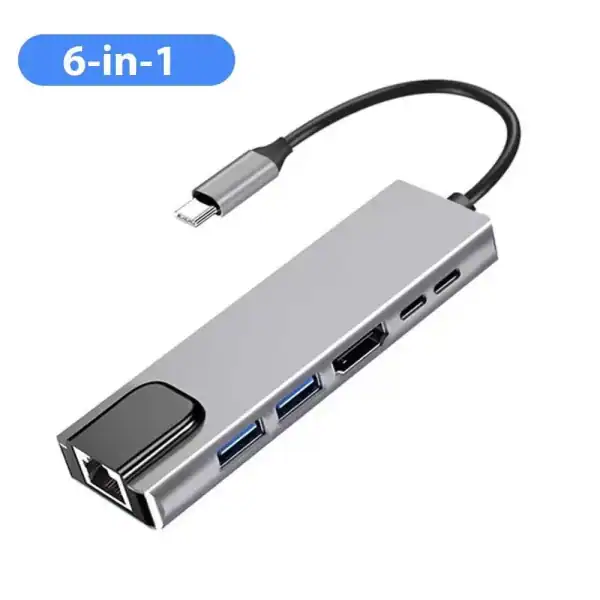 Adaptador USB-C A LAN + 2 USB 3.0