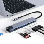 Adaptador USB-C a HDMI + 2 USB 3.0