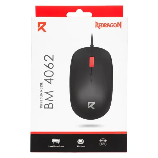 Mouse con cable redragon