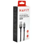 Cable USB a Lightning Havit 2.4A 1M