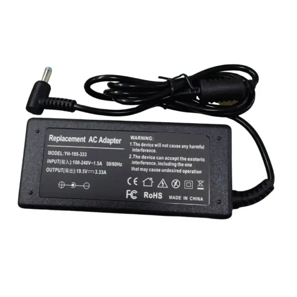 Cargador HP punta azul