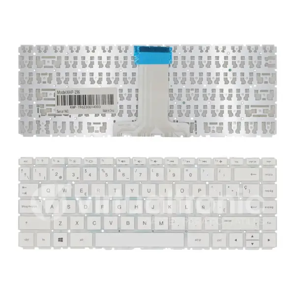 teclado hp blanco