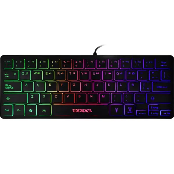 Teclado mini USB RGB SP