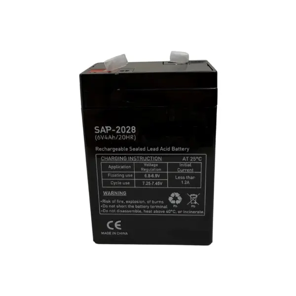 BATERIA PARA BALANZA 6V4AH