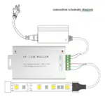 Controlador para cinta o luz led RGB