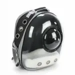 Mochila para mascotas negro con gris