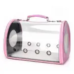 Transportador para mascotas rosa