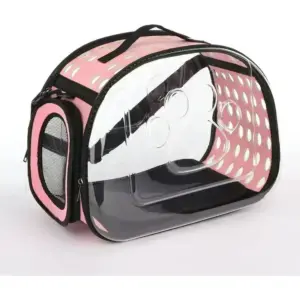 Transportador para mascotas rosado