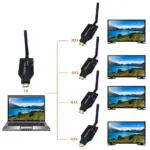 Extensor HDMI WIFI 50m 1TX A 4RX