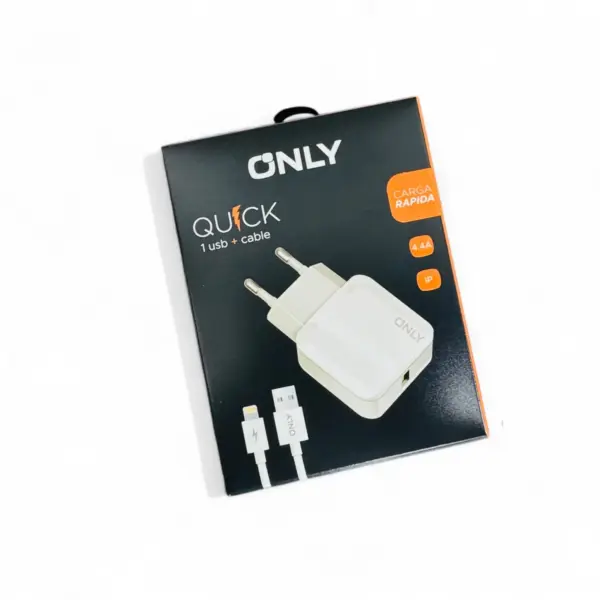 Cargador Lightning carga rápida