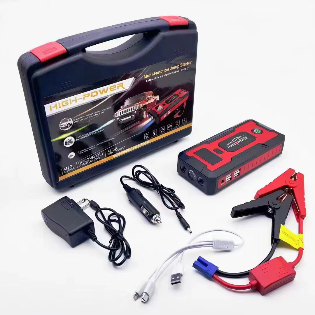arrancador Arrancador Portatil Para Vehiculos 4usb/Cenicero 4usb High-Power X27 Jum Starter - Imagen 1