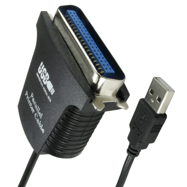 Cable USB a conector paralelo para impresora nuevo de 36 Pines
