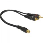 Cable RCA 1 Hembra 2 Macho