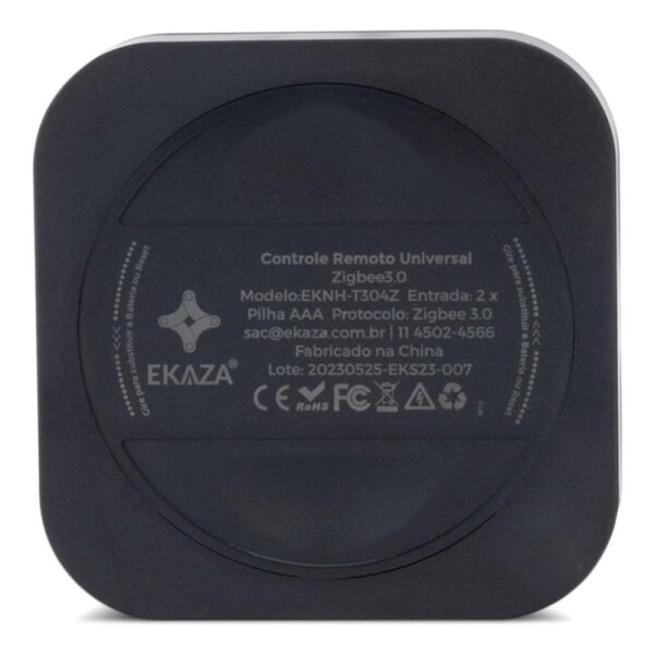 Control remoto inalambrico inteligente de 0.5W color negro modelo EKNH-T304Z marca Ekaza - Imagen 2