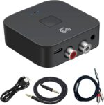 Receptor Bluetooth 5.0 con NFC Salida RCA y AUX 3.5 mm