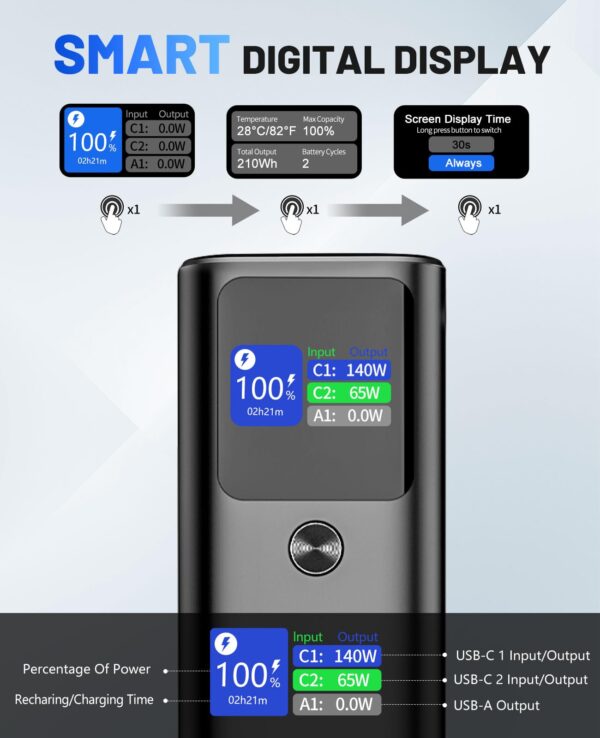 Cargador Portátil 30.000mAh