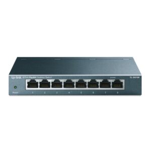 Switch para sobremesa con 8 puertos a 10/100/1000 Mbps