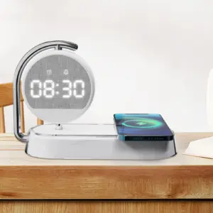 CARGADOR WIRELESS + RELOJ DIGITAL