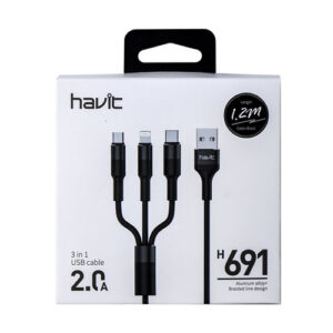 Cable USB 3 en 1 H691 1.2M