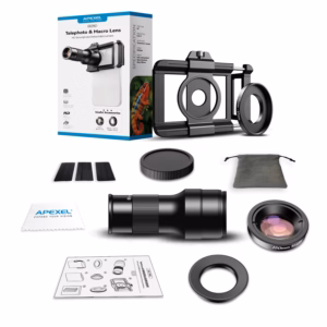 LENTE ZOOM PARA CELULAR CON SOPORTE APL-TM6