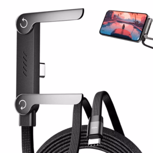 CABLE USB-C A USB-C CON SOPORTE
